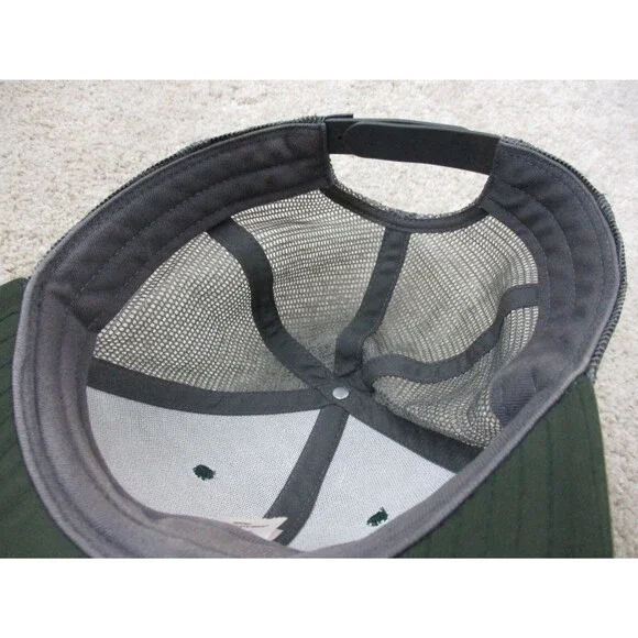 Vineyard Vines Hat Cap Snap Back One Size Green Gray Whale Trucker Preppy Mens - Picture 11 of 11